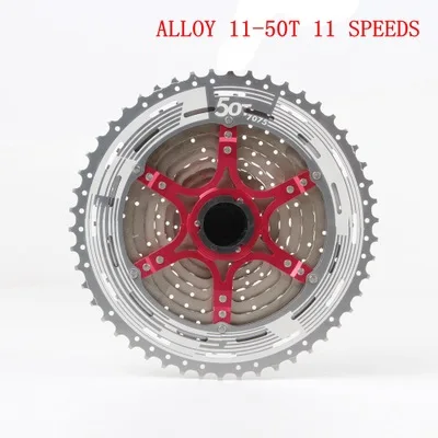 11S 11-50T silver RACEWORK 11-50 t 11-speed mtb fiets кассета 11-50 t fiets vliegwiel fiets аксессуары для sunracing MX8/MX80 алюминий - Цвет: 11S 11-50T silver