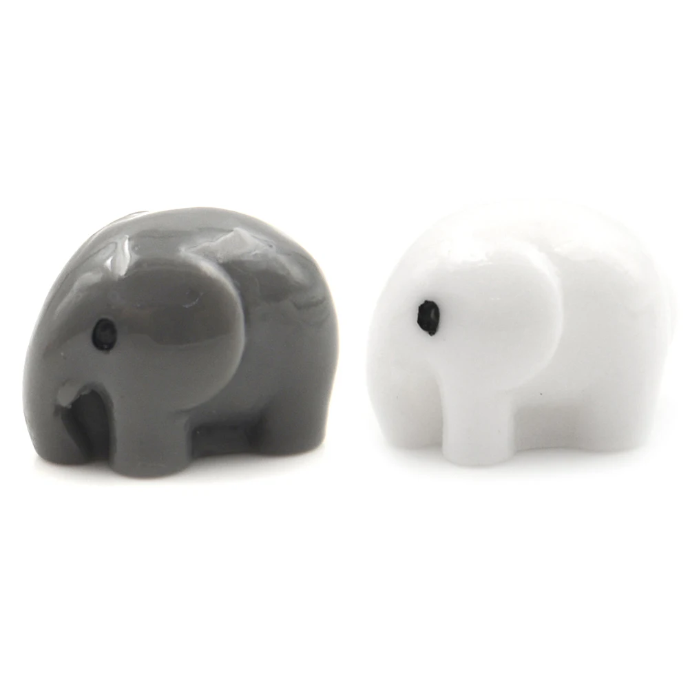 5 шт./лот 2 см мини кавайные фигурки животных из смолы слон свадебное украшение