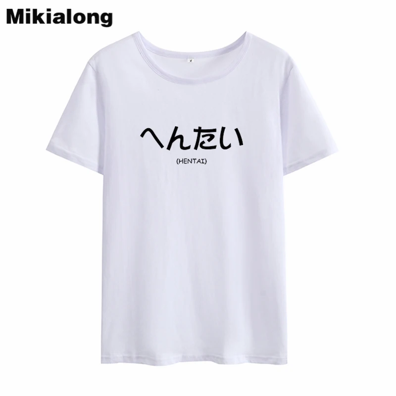 

Mikialong 2018 Harajuku Kawaii Japanese T-shirts Women 100% Cotton T Shirts Korean Fashion O-neck Short Sleeve Tshirts Top Mujer