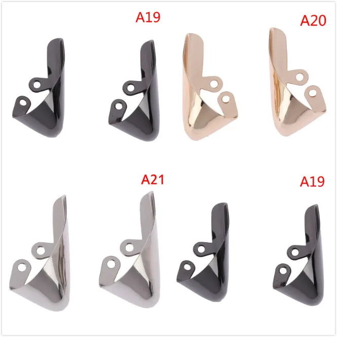 2 шт. обувь с защитой носка Модные металлические туфли на высоком каблуке