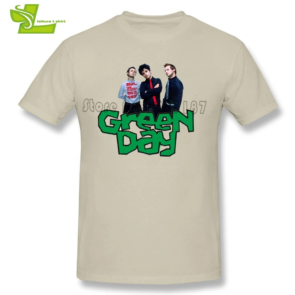 Футболка для взрослых Green Day Rock Мужская футболка летние топы отдыха мужские
