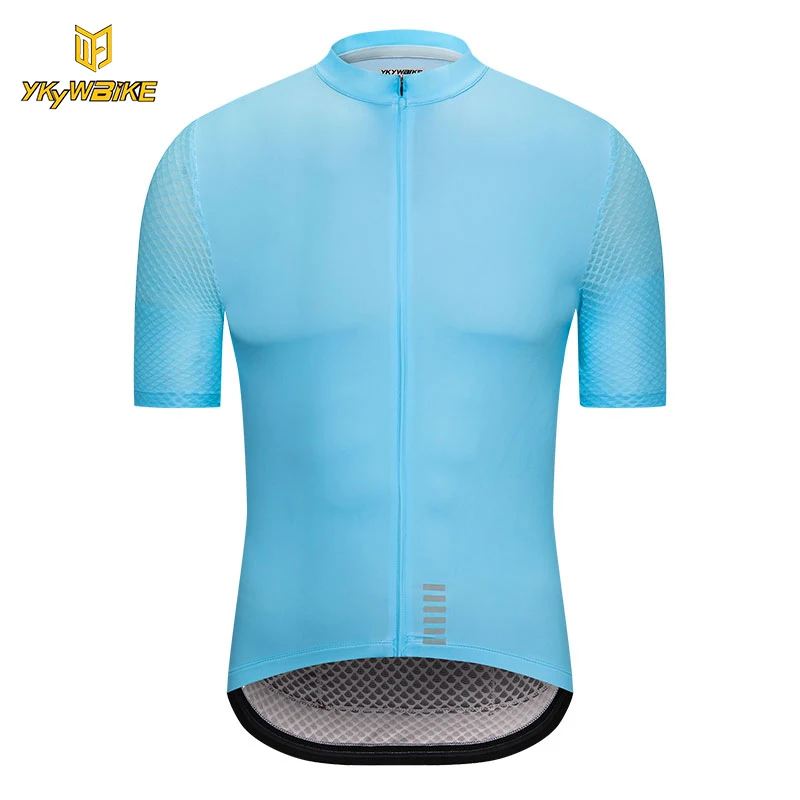 Blue Велосипедная майка с коротким рукавом мужская Ropa Ciclismo MTB велосипедная одежда для езды на горном велосипеде футболка Джерси Maillot Hombre - Цвет: Blue
