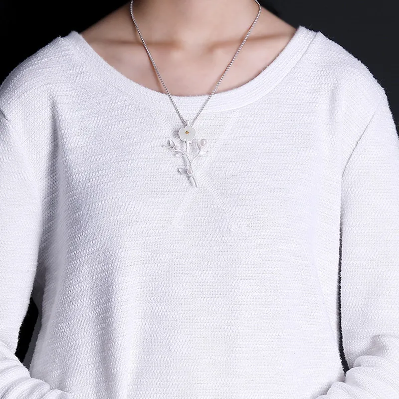 Женская Брошь в виде ветки из серебра 100% пробы|Украшения для волос броши и