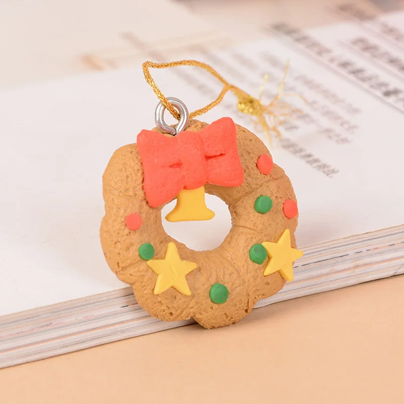 6 стилей/набор подвеска в виде оленя снеговика рождественская елка