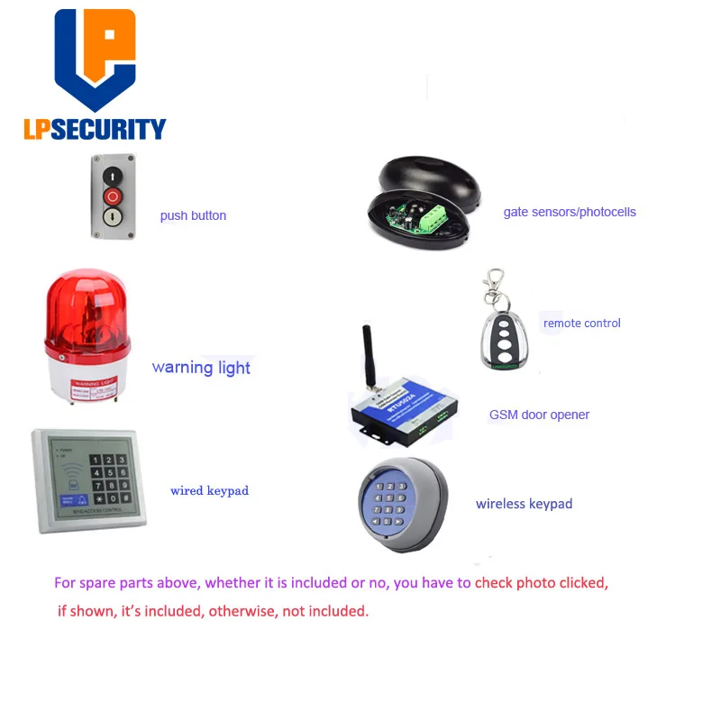 LPSECURITY электрические ворота/электрические распашные ворота открывалка 300 кг-600kgs распашные ворота мотор(беспроводная клавиатура, gsm открывалка опционально