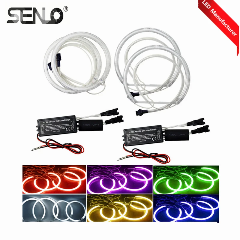 

CCFL Auto LED Angel Eye Various Colors Switchback Dual For BMW E46 NON Projector Cotton Angel Eye Lamp LED Halo Ring Light Bulb