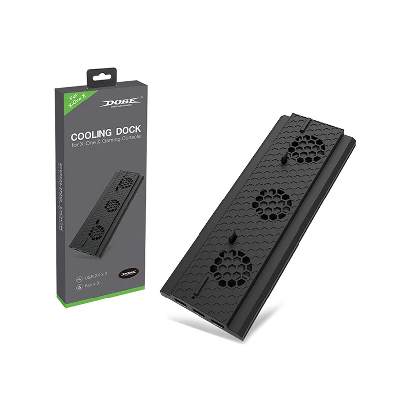 Вентилятор охлаждения подставка для Xbox One X консоли рассеивания тепла ДОБЕ 1768| |