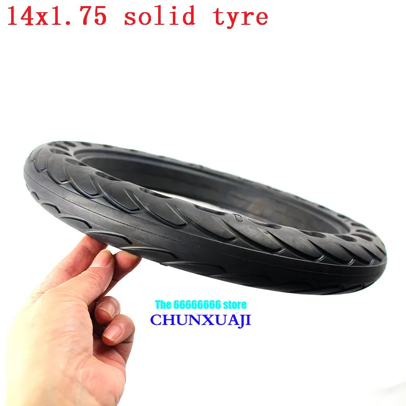 14x1.75 electric bicycle non-inflatable honeycomb solid tire 14*1.75 shock absorption and explosion-proof Electric Car tyre | Автомобили и