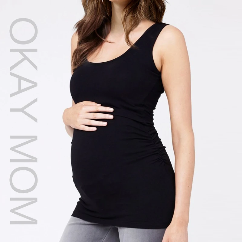 

2020 OkayMom New Maternity Nursing Top Tees Clothes Pregnancy Nurse Wear Breastfeeding Clothing Lactate t shirt For Pregnant