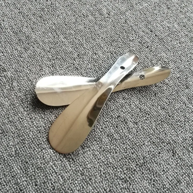 Металлический рожок для обуви из нержавеющей стали 18 см не Длина лука прямая без