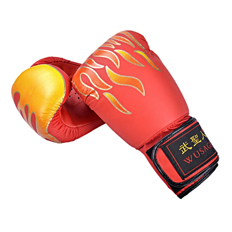 Красные черные спортивные боксерские перчатки Takewondo для мужчин и женщин
