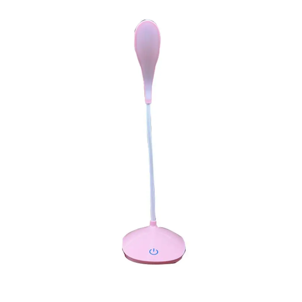 Светодиодный настольный светильник с сенсорным экраном, складной на 360 градусов, USB-зарядкой, 600 люкс яркости, 800 мАч источником питания, 1,5 Вт мощности и цветовой температурой 5500-6000 Кельвинов с 4-6 часовым временем работы.