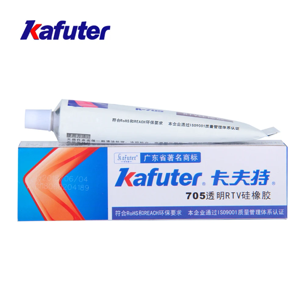 Натуральный Kafuter k 705 rtv резиновый однокомпонентный силиконовый прозрачный