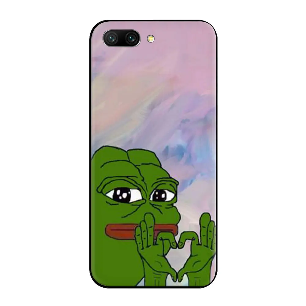 B2 Интернет мем самодовольный лягушка Pepe ТПУ чехол для huawei Honor 10 8 9 Lite 6A 7A Pro 7c 7x 8c 8x Nova 3 3i Y9 Y7 Y6 Y5 Prime - Цвет: B2
