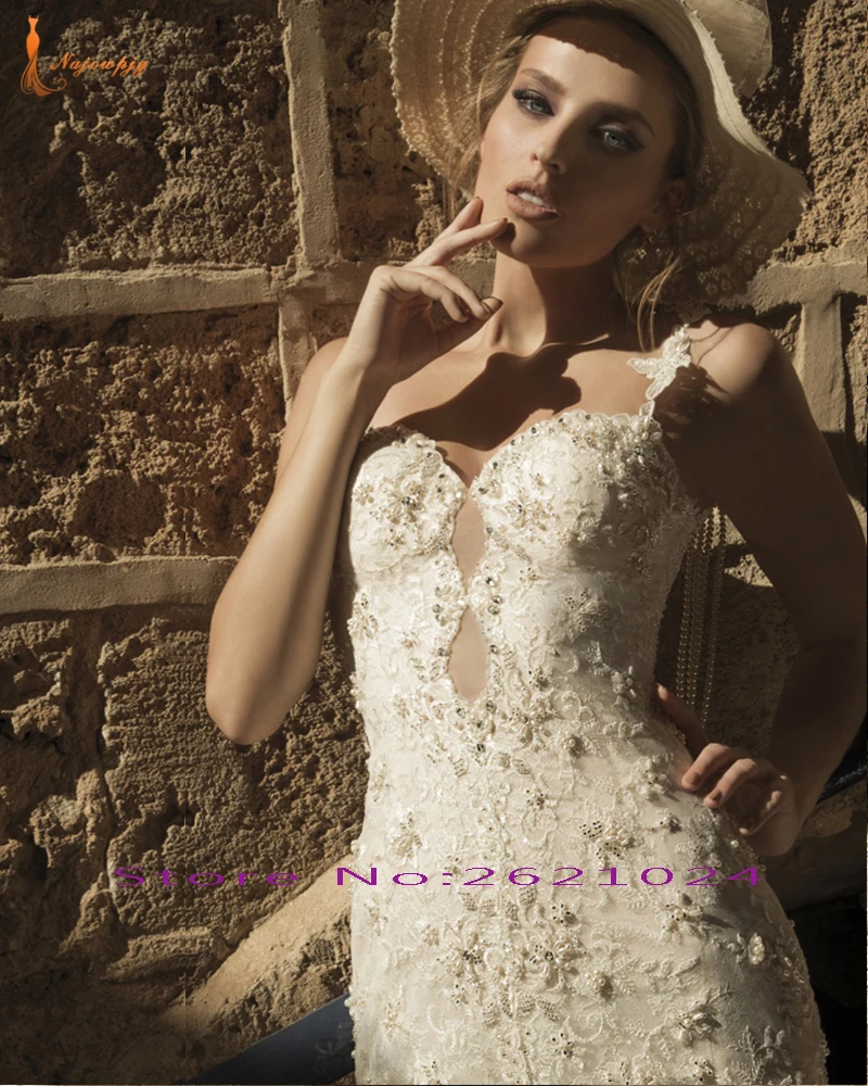 HIRE LNYER новейшее поступление Vestido De Noiva сексуальное жемчужное платье с открытой