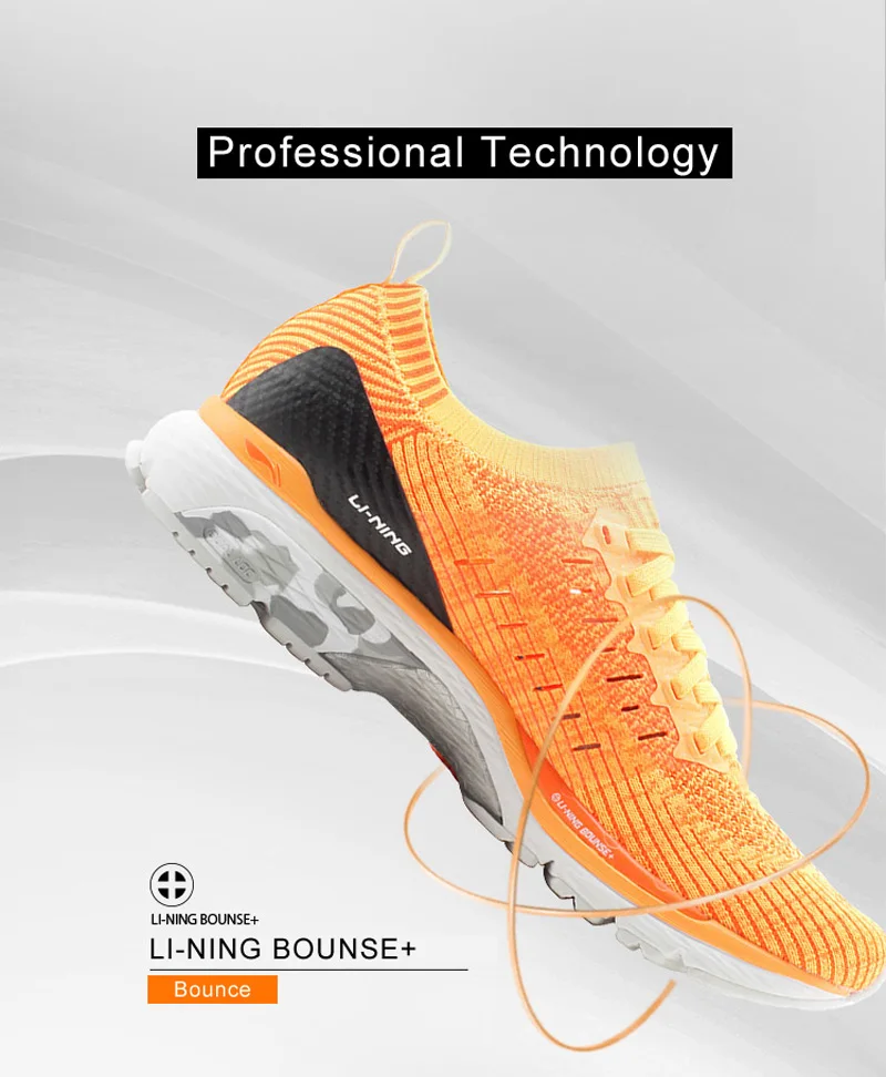 Li-Ning/Мужская устойчивая обувь, профессиональная обувь для бега, марафон BOUNSE+ подкладка, облако LITE, спортивная обувь, кроссовки ARZN001 XYP808