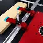 4 шт.компл. универсальная пластина Торцовочная направляющая зажимные блоки Т-образная желоба блоки M8 винт деревообрабатывающие зажимы