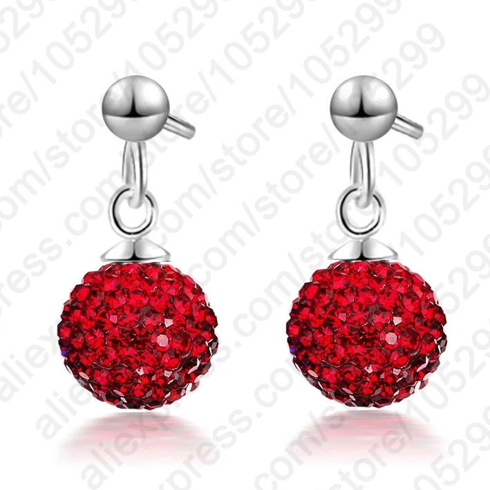 Женские серьги гвоздики в виде диско шара с австрийским паве|accessories jdm|accessories