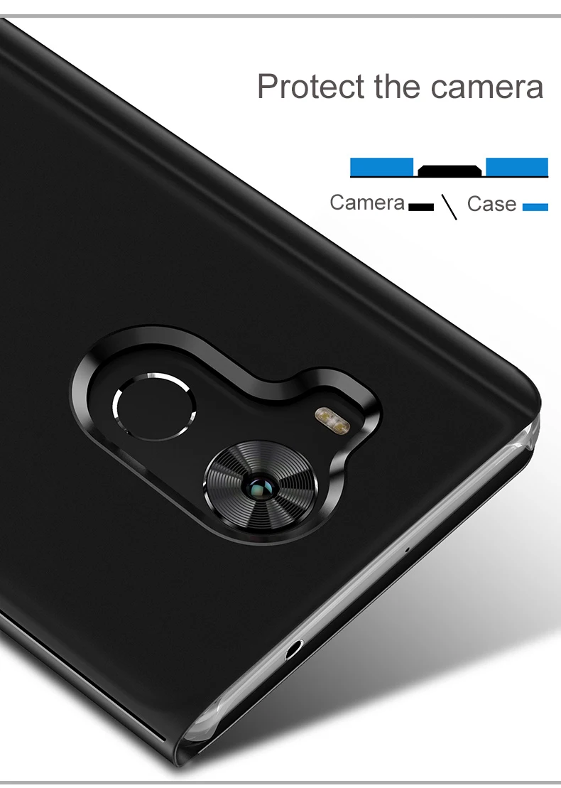 Умный кожаный откидной зеркальный чехол с подставкой для huawei mate 8 9 10 Pro Lite P8 P9 P10 Plus P20 Pro P20 P Smart Honor 10