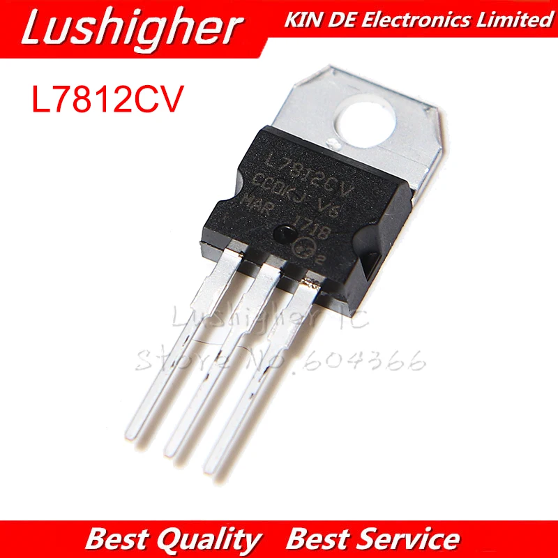 10 шт. L7812CV TO220 L7812 7812 TO-220 новое и оригинальное IC