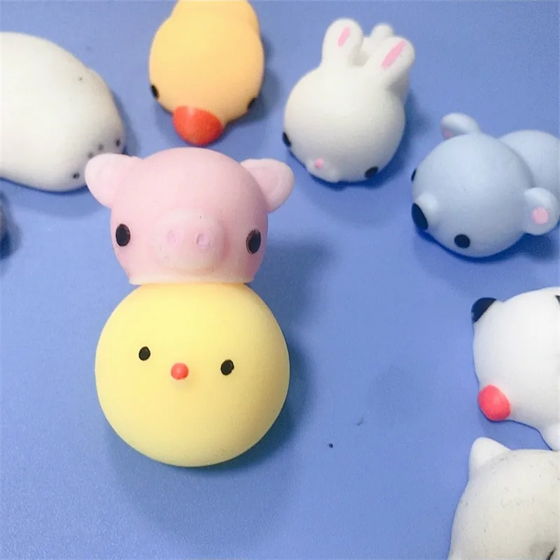 Мини Изменение цвета милый кот Антистресс мяч сжимает Mochi поднимающийся Abreact мягкий липкий снятие стресса забавная Подарочная игрушка