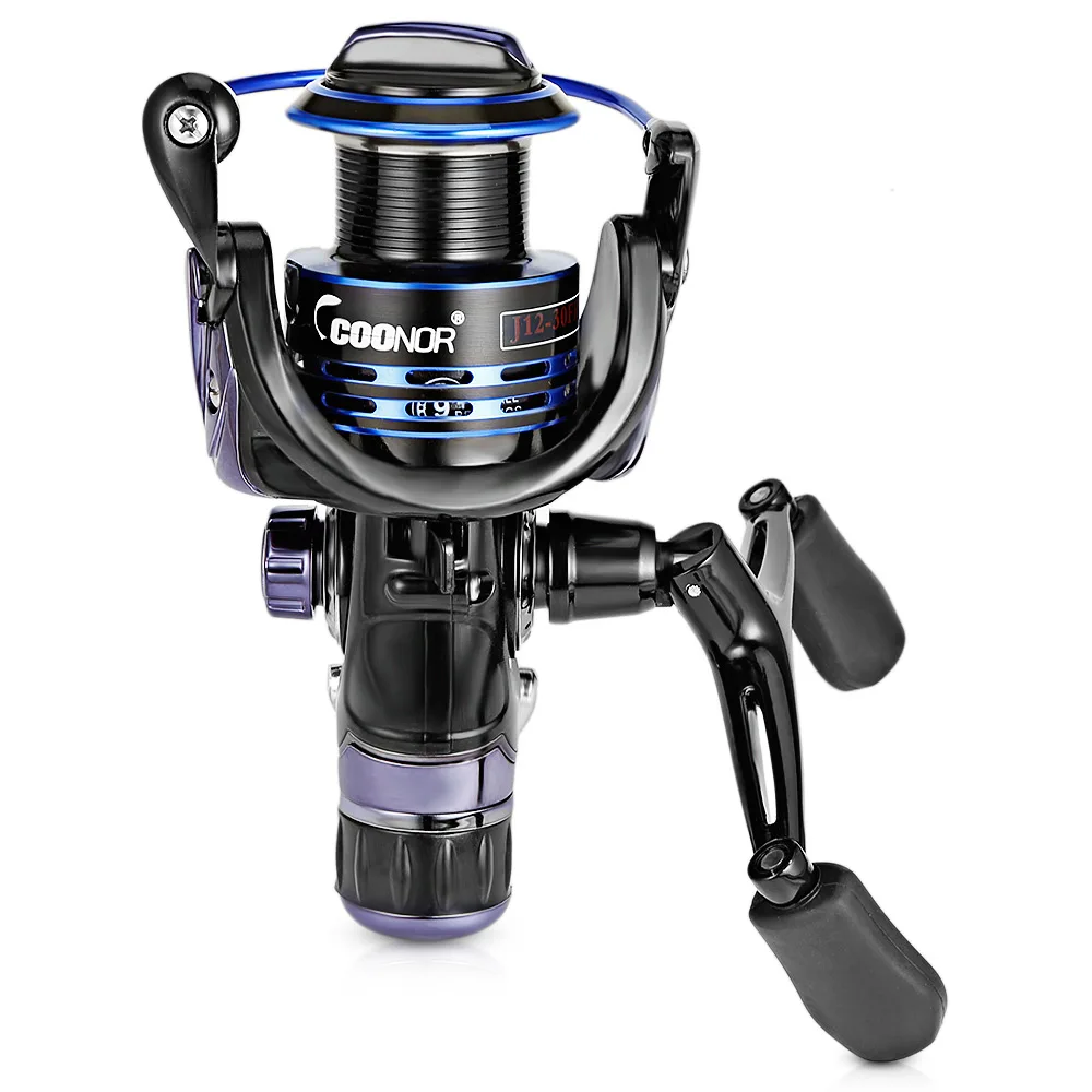 COONOR J12 3000 6000 СЕРИЯ 5 1: 1 9 + 1BB металлическая Катушка спиннинговая Рыболовная катушка