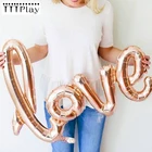 Фольгированные воздушные шары большого размера 108x64 см, цвета шампанского