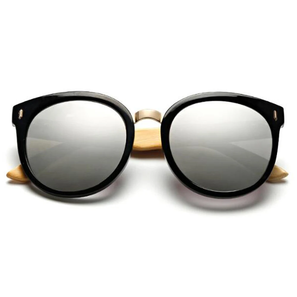 Солнцезащитные очки BerWer с бамбуковыми дужками для мужчин и женщин брендовые