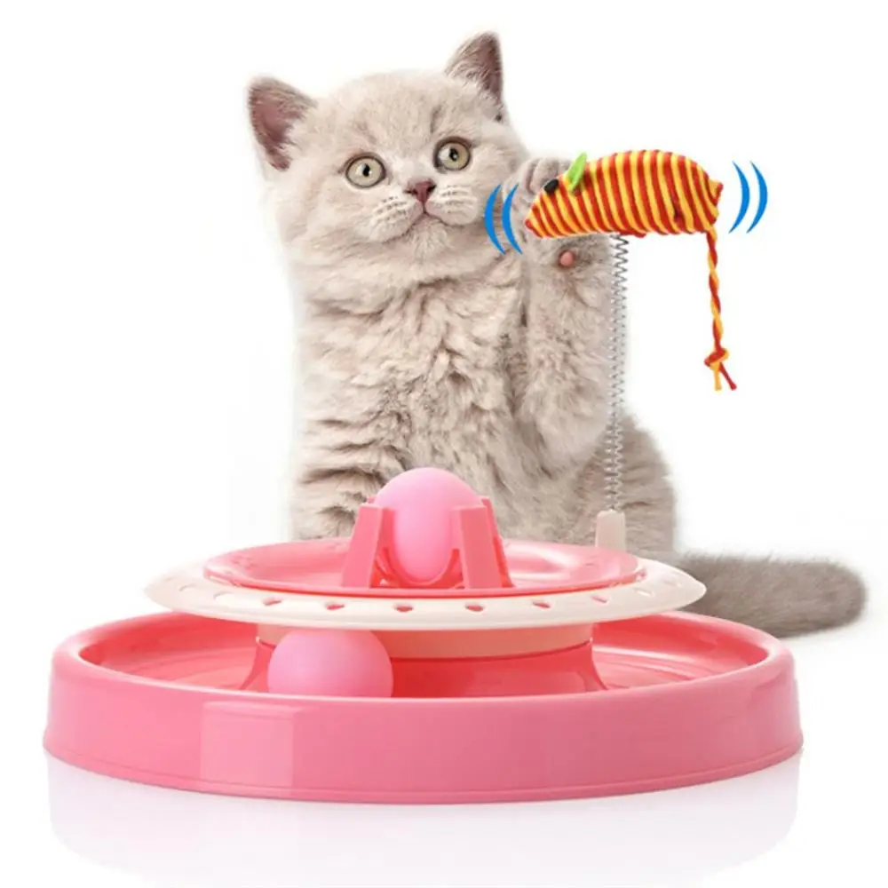 Пластик кошка Обучение игрушки пластина Весна Cat интерактивные