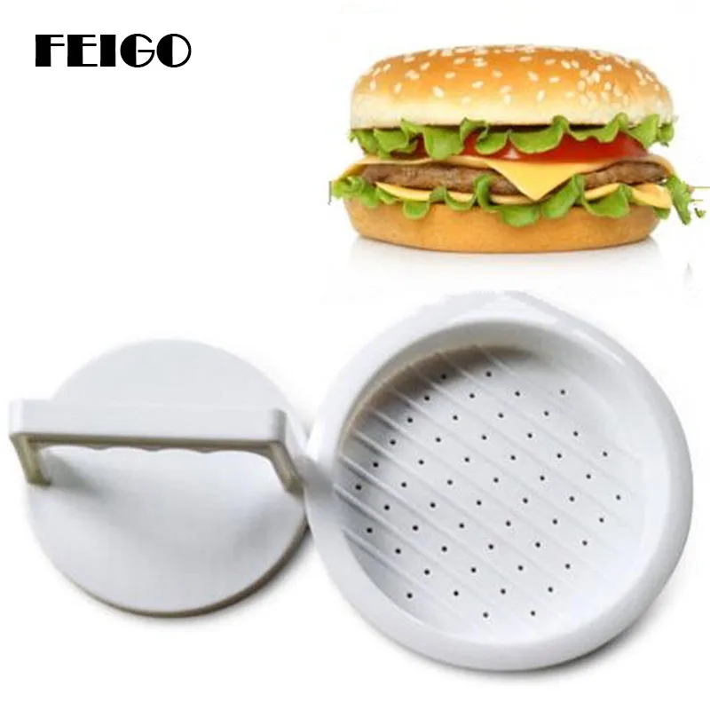 FEIGO 1 шт. Круглый DIY пресс для гамбургеров с начинкой котлеты ГОВЯЖЬЯ форма