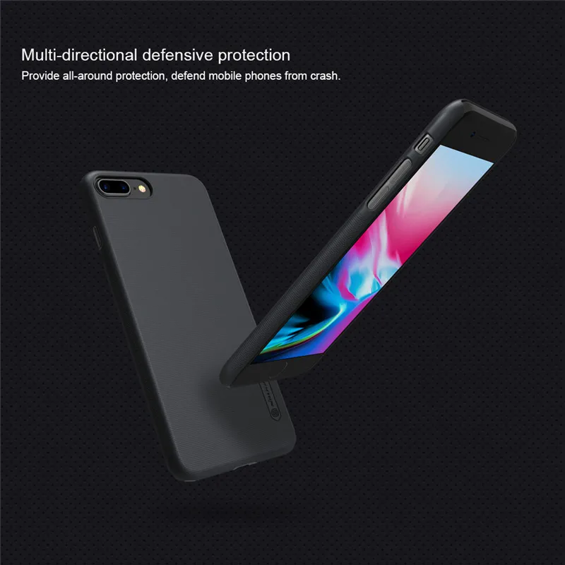Nillkin простые чехлы для iPhone 8 7 Plus чехол PC пластиковая жесткая задняя крышка защита