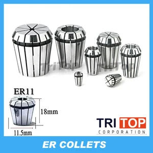 Цанги Пружинные ER11, 0,02 мм, 13 шт.