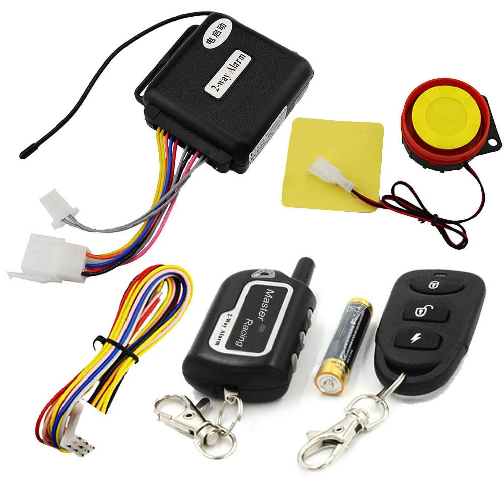 Двухполосная сигнализация для мотоцикла скутера безопасности Противоугонная