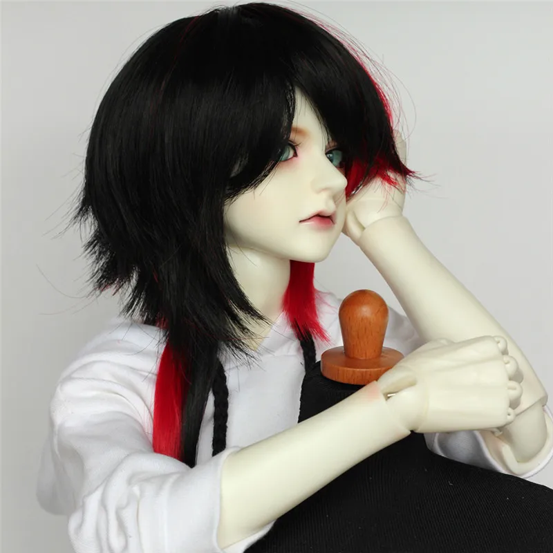 Модные длинные вьющиеся синие волосы парик для 1/3 1/4 1/6 BJD куклы Фиолетовый Цвет Горячая Распродажа аксессуары для куклы ручной работы игрушка