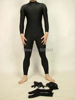 custom made sexy male lycra spandex adult unitard catsuit bodysuit black sexy remove zentai lycra catsuit fullboby suit