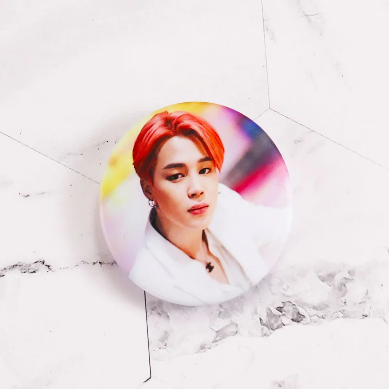 10 Year-End Clearances Kpop Bangtan Boys Pin Album Brooch Badge Accessories For Clothes Hat Backpack Decoration - Окраска металла: 10