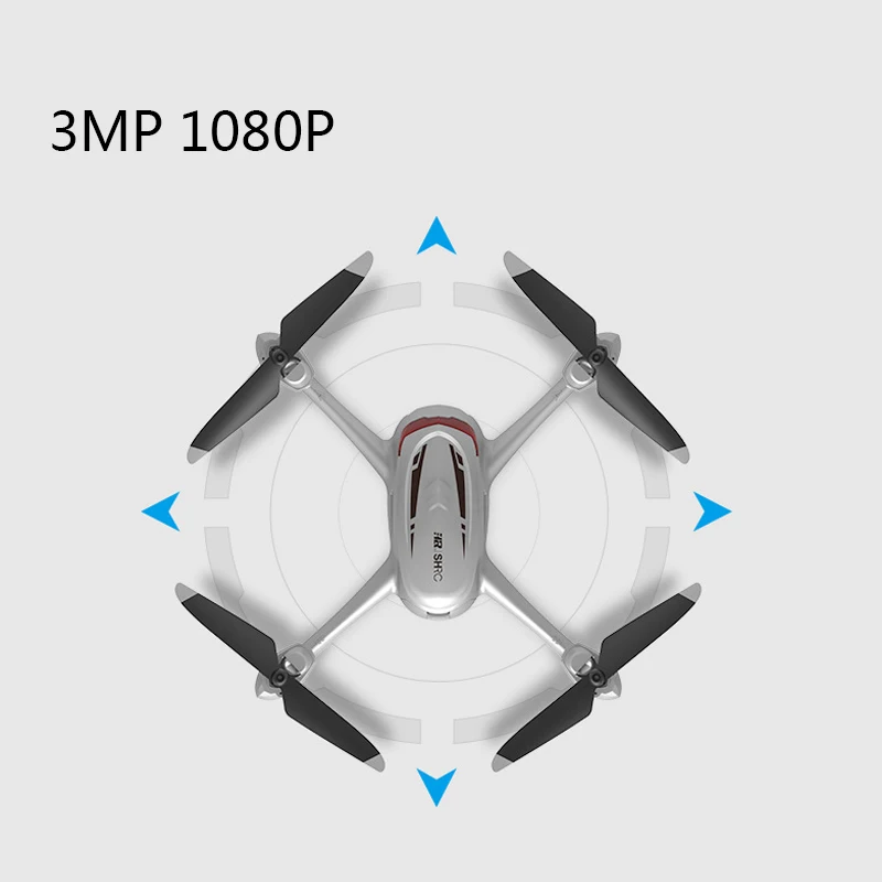 1080P 3MP HR Drone с SH2 WiFi камерой Передача в реальном времени FPV Quadrocopter HD камера Dron 4CH RC