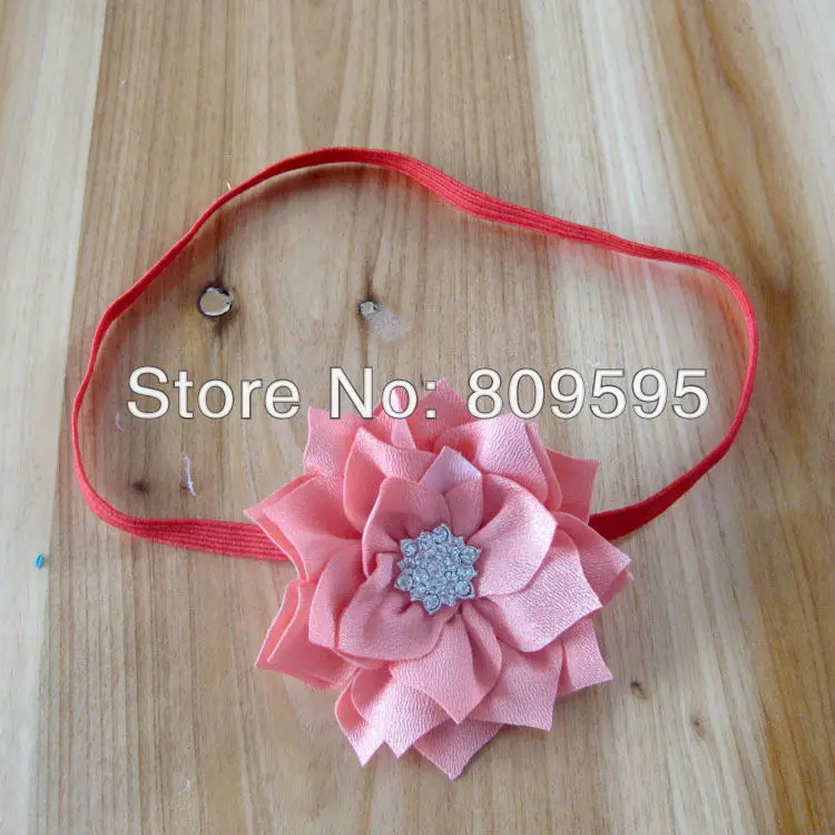 

20pcs/lot, 6 colors Fabric flower headband For Christmas gift