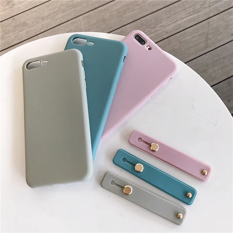 Чехол LANCHE для телефона из ТПУ с ремешком на запястье Xiaomi Redmi Note 7 mi 9 se мягкий