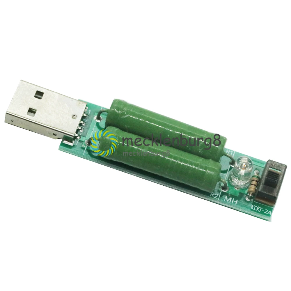 Резисторы питания с USB-разрядом и сопротивлением нагрузке испытательный