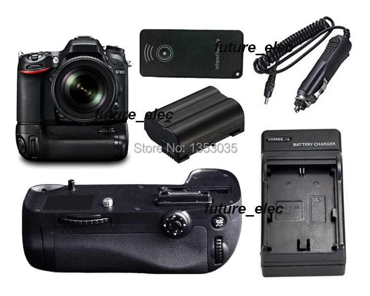 Горячая продажа батарейный ручной держатель Вертикальный затвор для Nikon D7100 D7200