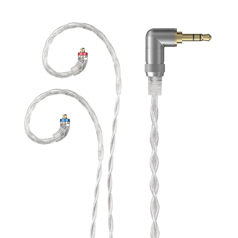 LC-3.5D FiiO LC-2.5D/3.5D/4.4D высокой чистоты стерлингового серебра Litz MMCX сбалансированные Наушники Замена кабель для Shure/Westone/FiiO - Цвет: LC-3.5D