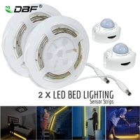 motion activated bed light waterproof 12 bed 36led led strip motion sensor night lightautomatic shut off timer double bed kit