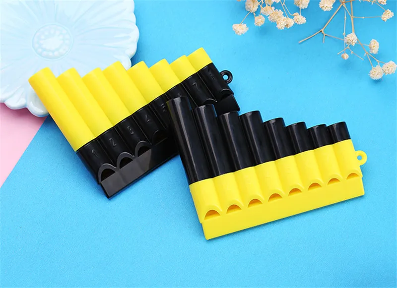 1 шт. Pan pipes Woodwind Flute 8 Pipes plastic Flauta pan ручная работа Panflutes Музыкальные