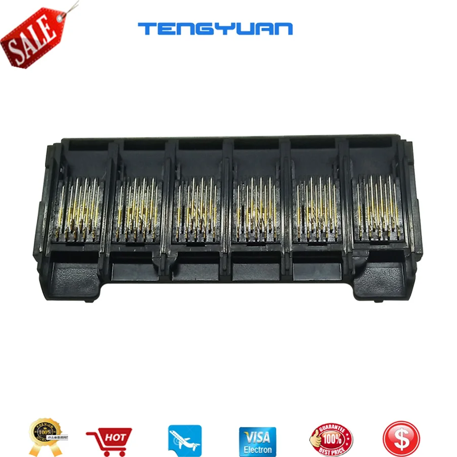 1 шт. X чернильный картридж чип-плата для Epson R1390 1390 R1400 1400 Chip Contact 1454340 части принтера