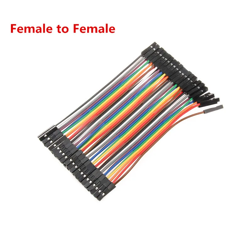 10CmFemale to Female 10 см Электроника Dupont линия мужчин и мужчин+ мужчин и женщин Перемычка провода Dupont кабельные разъемы - Цвет: 10CmFemale to Female