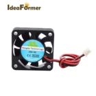 Вентилятор охлаждения 4010, 40x40x10 мм, 5 В, 12 В, 24 в пост. Тока, длина кабеля 30 см, запчасти для 3D-принтера Reprap J-head Hot end, 1 шт.