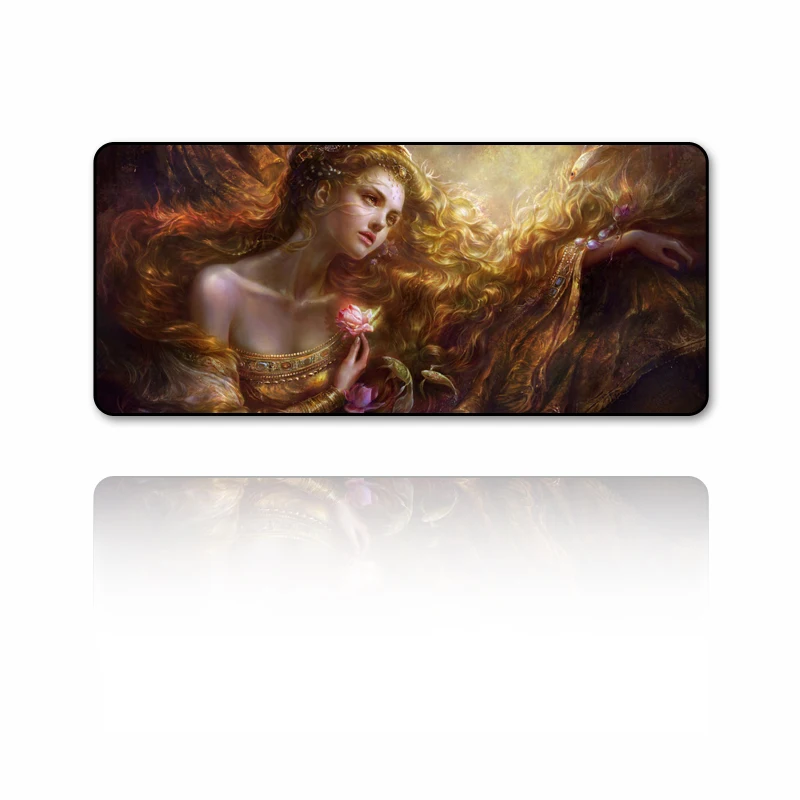 FFFAS 90X40 см Коврик для мыши великие греческие игры культурная девушка большой коврик для мыши помощь геймерам Supersense материал натуральный каучук XXL