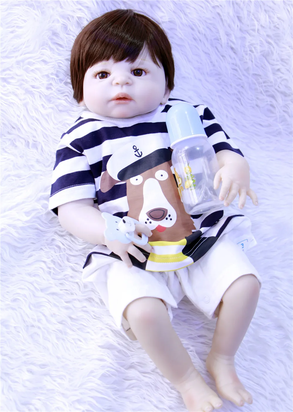 Мальчик baby reborn силиконовые куклы Реалистичная Кукла Младенцы для детей игрушки 23