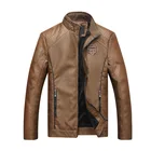 Мужские винтажные Ретро мото искусственная Панк кожаные куртки одежда для мотоцикла пальто тонкий размер M-5XL новая мотоциклетная куртка из искусственной кожи